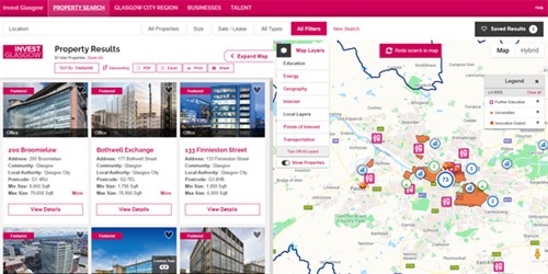 Glasgow launches site selection data portal M